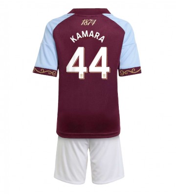 Aston Villa Boubacar Kamara #44 Replika Babytøj Hjemmebanesæt Børn 2025-26 Kortærmet (+ Korte bukser)